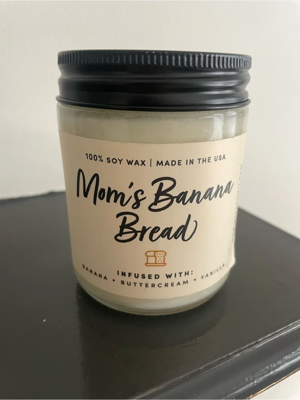Mom’s Banana Bread Scented Soy Candle - Wax & Wit 9oz